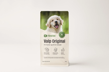 En påse FirstVet Valp 12kg