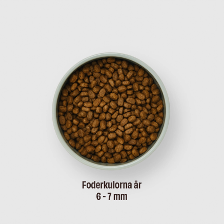 Matskål med foderkulor 6-7 mm